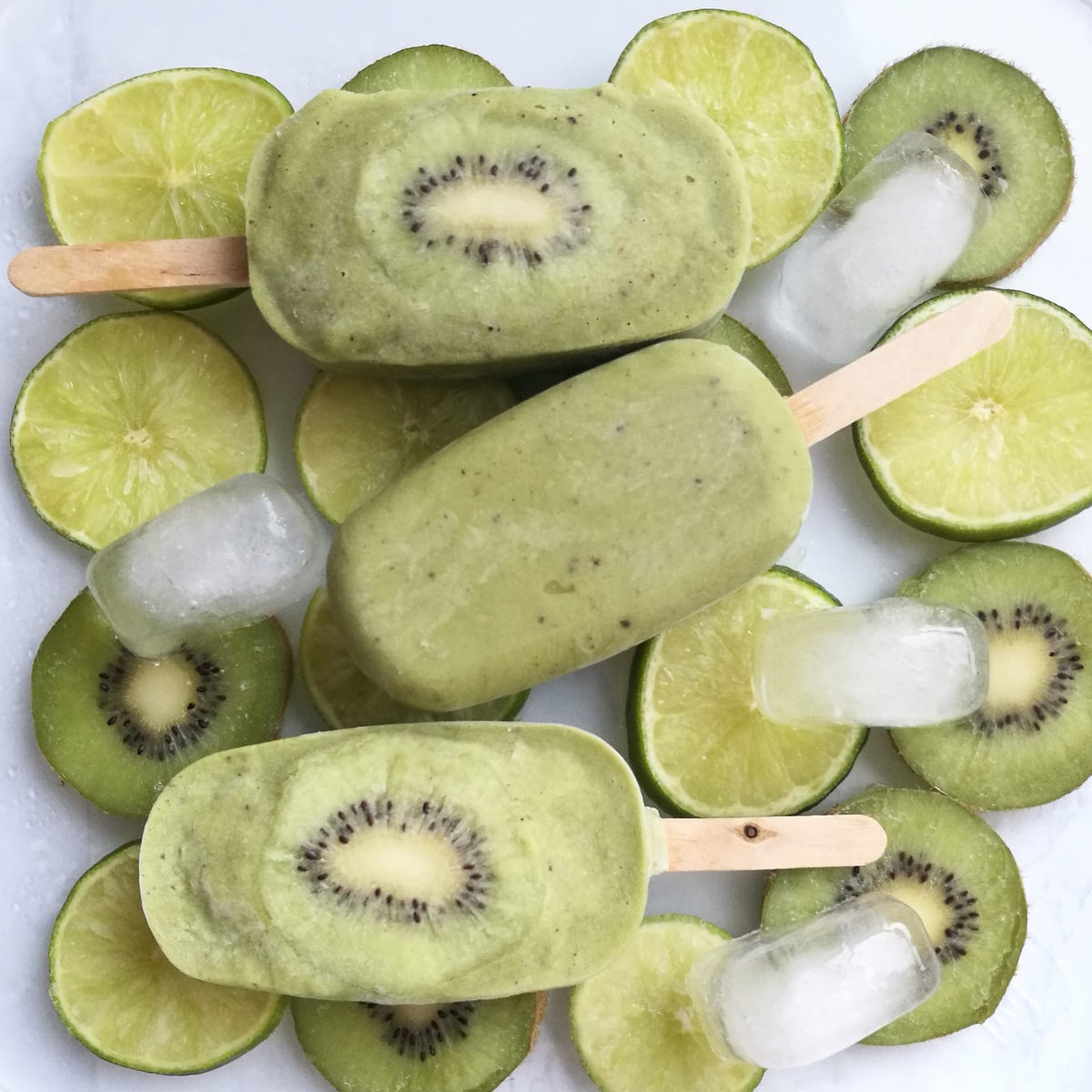 Matcha, Kiwi and Lime Ice Lollies – Taiki Tea