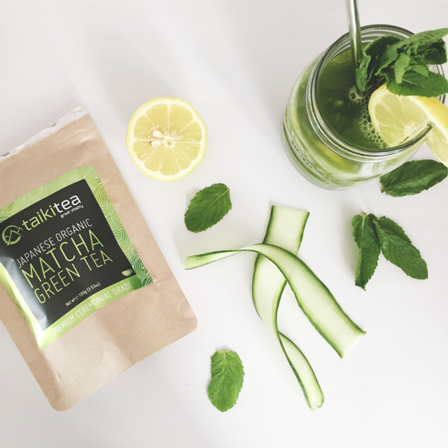 Matcha, cucumber and mint lemonade – Taiki Tea