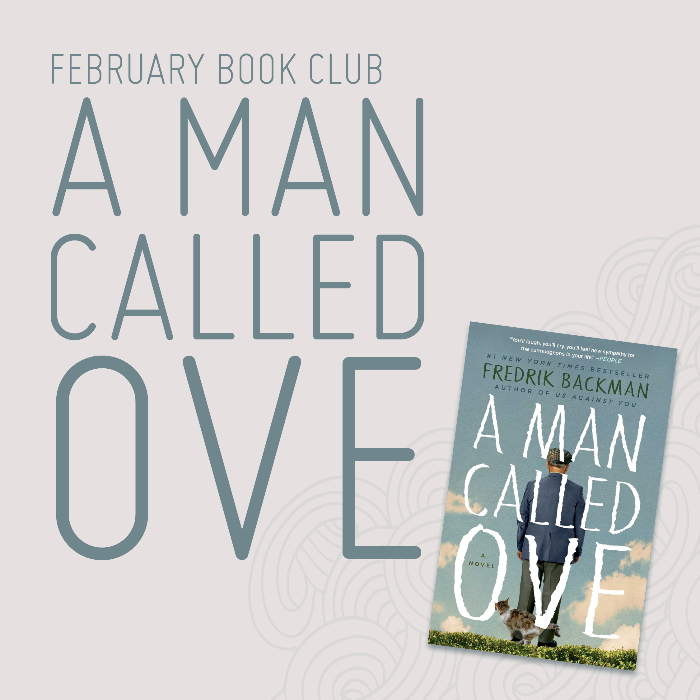 February Book Club - A Man Called Ove by Fredrik Backman